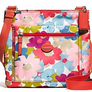 Coach Handbag Floral Print Crossbody